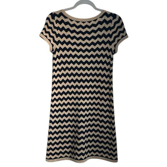 LILLY PULITZER Santana Dress True Navy Metallic Stripe Nautical Size M - Picture 3 of 11